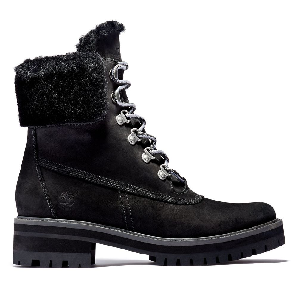 Botas 6-Inch Timberland Argentina Mujer - 6-Inch Courmayeur Valley Waterproof - Negras - UTNIFS-192